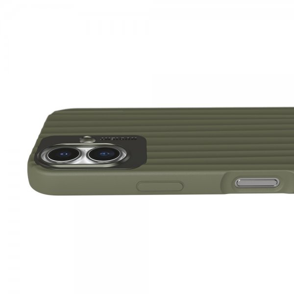 Nudient iPhone 16 Deksel Bold MagSafe Olive Green