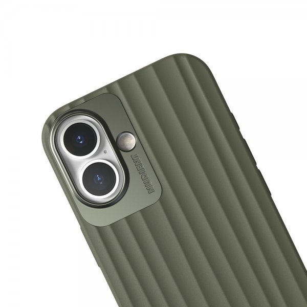 Nudient iPhone 16 Deksel Bold MagSafe Olive Green