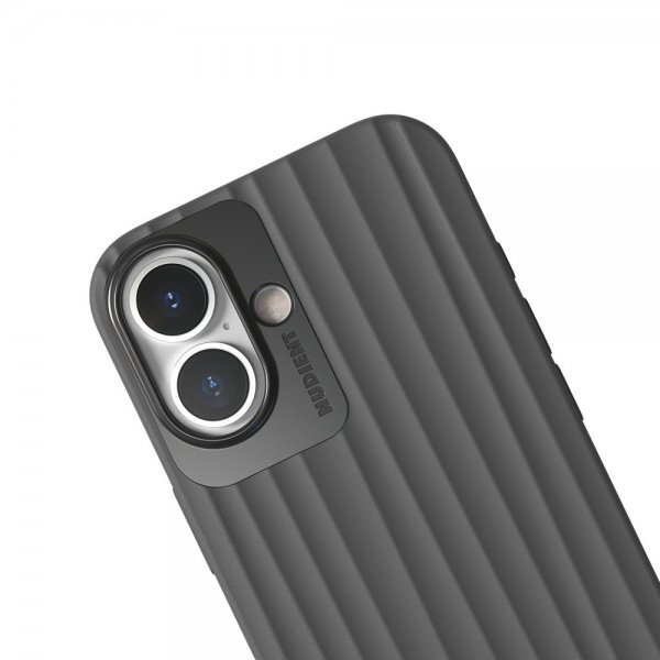 Nudient iPhone 16 Deksel Bold MagSafe Storm Black