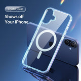 Dux Ducis iPhone 16 Deksel Clin Series MagSafe Transparent