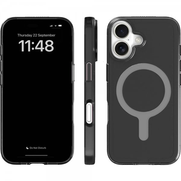 agood company iPhone 16 Deksel CLRPRTCT Tinted Black
