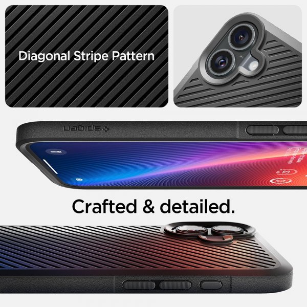 Spigen iPhone 16 Deksel Core Armor Matte Black