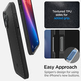 Spigen iPhone 16 Deksel Core Armor Matte Black
