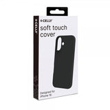 Celly iPhone 16 Deksel CROMO Svart