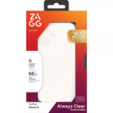 Zagg iPhone 16 Deksel Crystal Palace Lite Transparent