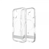 Zagg iPhone 16 Deksel Crystal Palace Snap Kickstand Transparent