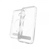 Zagg iPhone 16 Deksel Crystal Palace Snap Kickstand Transparent