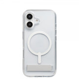 Zagg iPhone 16 Deksel Crystal Palace Snap Kickstand Transparent
