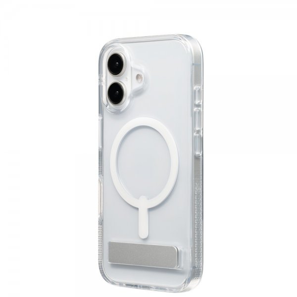 Zagg iPhone 16 Deksel Crystal Palace Snap Kickstand Transparent