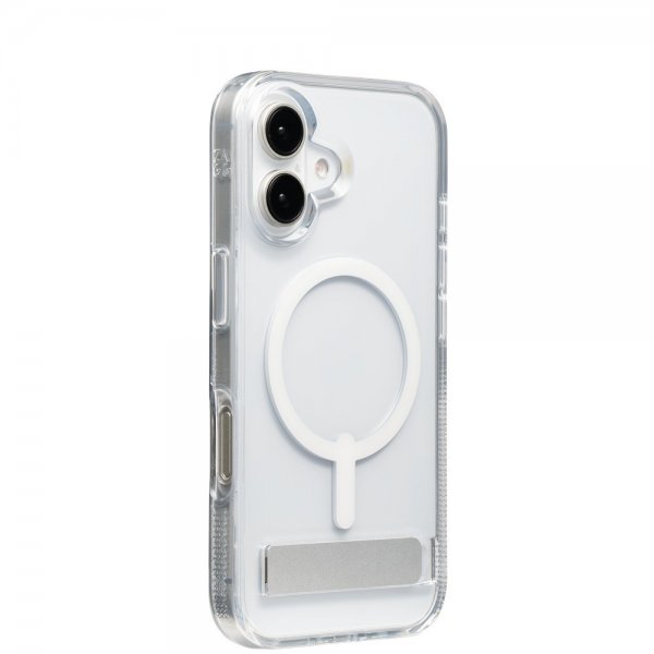 Zagg iPhone 16 Deksel Crystal Palace Snap Kickstand Transparent
