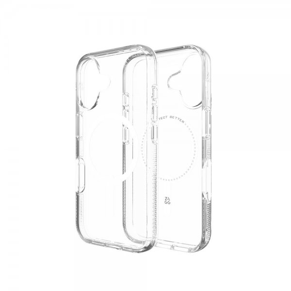 Zagg iPhone 16 Deksel Crystal Palace Snap Transparent