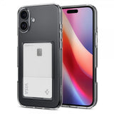 Spigen iPhone 16 Deksel Crystal Slot Crystal Clear