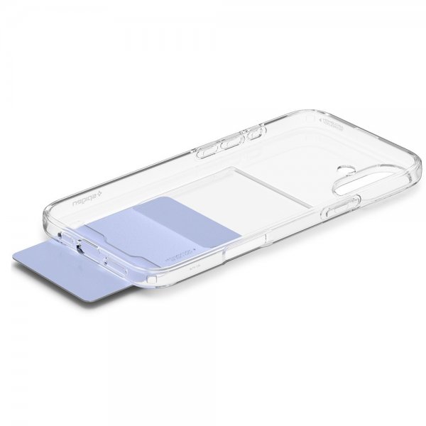 Spigen iPhone 16 Deksel Crystal Slot Crystal Clear
