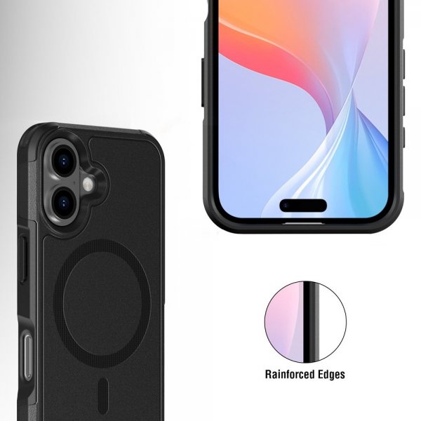 4smarts iPhone 16 Deksel Defend Case Ultimag Svart