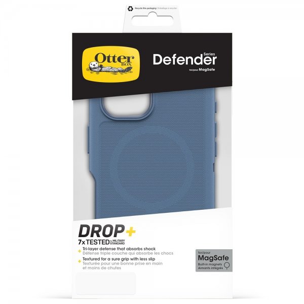 Otterbox iPhone 16 Deksel Defender MagSafe Baby Blue Jeans