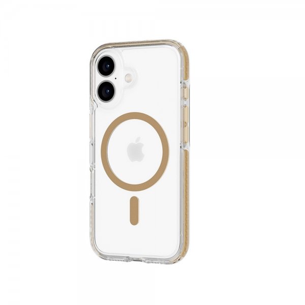 Tech21 iPhone 16 Deksel EvoCrystal MagSafe Gull