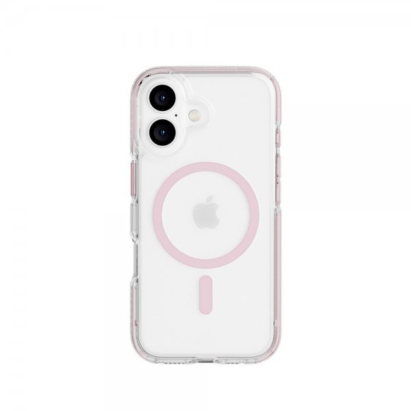 Tech21 iPhone 16 Deksel EvoCrystal MagSafe Rosa