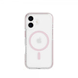 Tech21 iPhone 16 Deksel EvoCrystal MagSafe Rosa