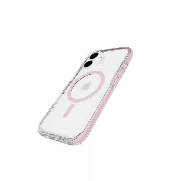 Tech21 iPhone 16 Deksel EvoCrystal MagSafe Rosa