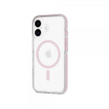 Tech21 iPhone 16 Deksel EvoCrystal MagSafe Rosa