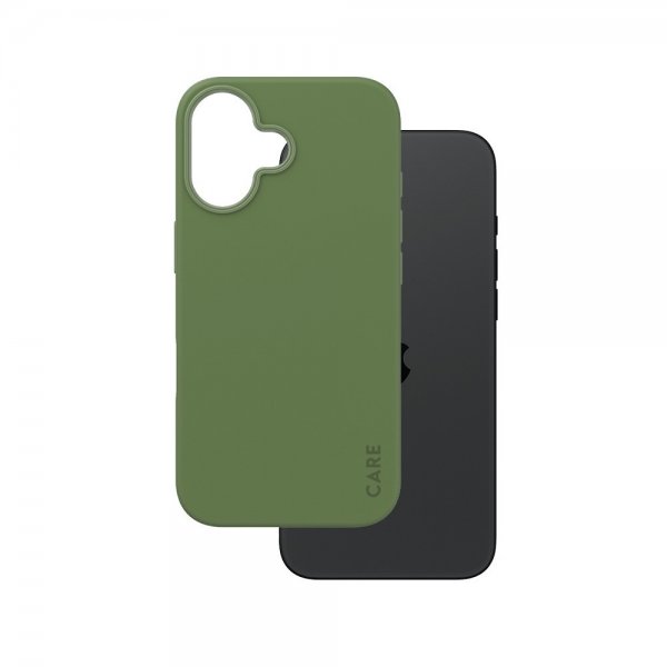CARE by PanzerGlass iPhone 16 Deksel Fashionable MagSafe Grønn