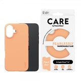 CARE by PanzerGlass iPhone 16 Deksel Fashionable Peachy