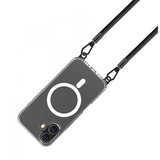Celly iPhone 16 Deksel Freedom Necklace MagSafe Transparent