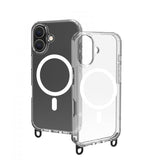 Celly iPhone 16 Deksel Freedom Necklace MagSafe Transparent