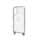 Celly iPhone 16 Deksel Freedom Necklace MagSafe Transparent