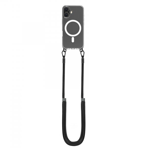 Celly iPhone 16 Deksel Freedom Necklace MagSafe Transparent