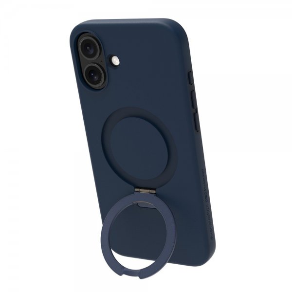 dbramante1928 iPhone 16 Deksel Iceland Ultra D3O MagSafe Kickstand Blå