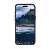 dbramante1928 iPhone 16 Deksel Iceland Ultra D3O MagSafe Kickstand Blå