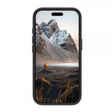 dbramante1928 iPhone 16 Deksel Iceland Ultra D3O MagSafe Kickstand Svart