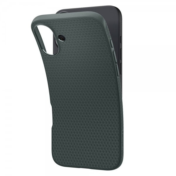 Spigen iPhone 16 Deksel Liquid Air Abyss Green