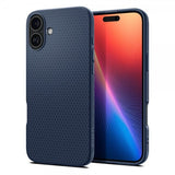 Spigen iPhone 16 Deksel Liquid Air Navy Blue