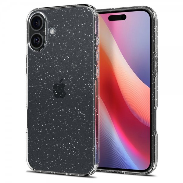 Spigen iPhone 16 Deksel Liquid Crystal Glitter Crystal Quartz