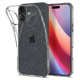 Spigen iPhone 16 Deksel Liquid Crystal Glitter Crystal Quartz