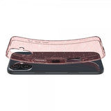 Spigen iPhone 16 Deksel Liquid Crystal Glitter Rose Quartz