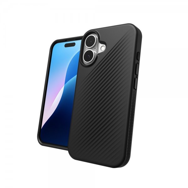 Zagg iPhone 16 Deksel Luxe Snap Svart