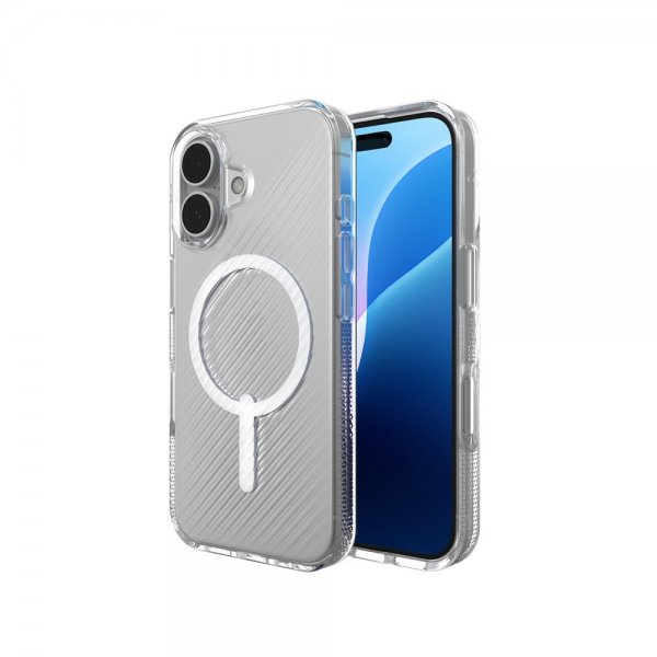 Zagg iPhone 16 Deksel Luxe Snap Transparent