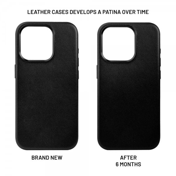 Fixed iPhone 16 Deksel MagLeather Svart