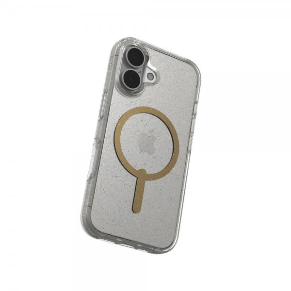 Zagg iPhone 16 Deksel Milan Snap Gold Glitter