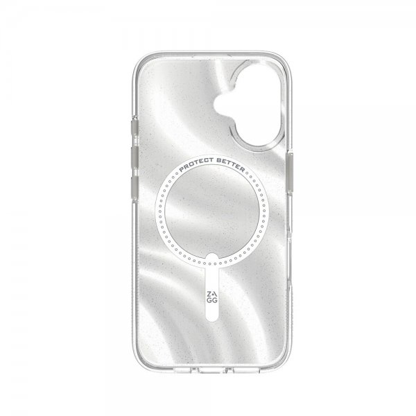 Zagg iPhone 16 Deksel Milan Snap Swirl Glitter