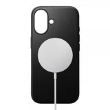 Nomad iPhone 16 Deksel Modern Leather Case Svart