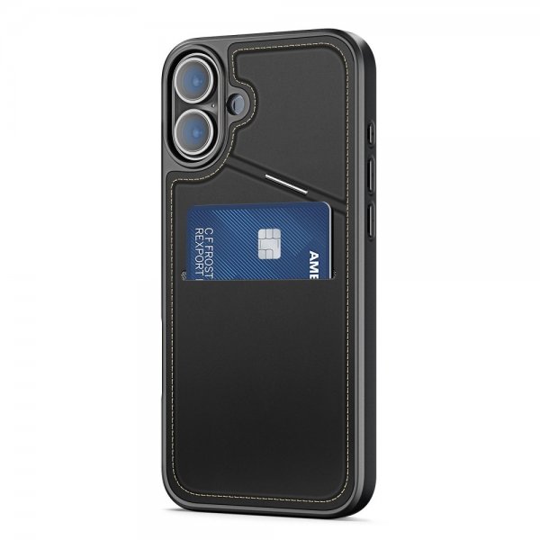 Dux Ducis iPhone 16 Deksel Rafi II Series MagSafe Svart