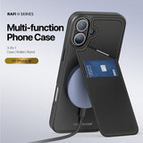 Dux Ducis iPhone 16 Deksel Rafi II Series MagSafe Svart