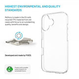 Fixed iPhone 16 Deksel ReStory Transparent