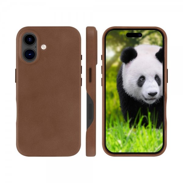 dbramante1928 iPhone 16 Deksel Roskilde MagSafe Dark Tan