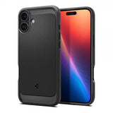 Spigen iPhone 16 Deksel Rugged Armor MagFit Matte Black