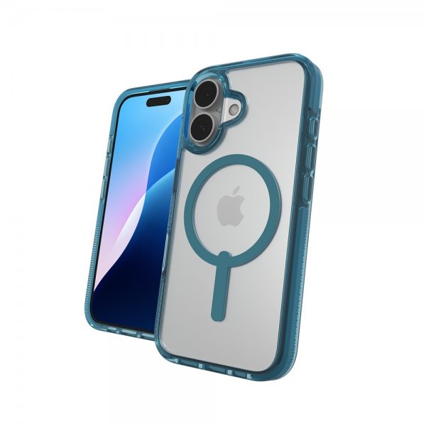 Zagg iPhone 16 Deksel Santa Cruz Snap Retro Blue